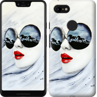 

Чехол Девушка акварелью для Google Pixel 3 XL 778590