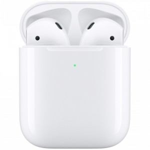 Бездротові навушники Apple AirPods 2 with Wireless Charging Case (MRXJ2)