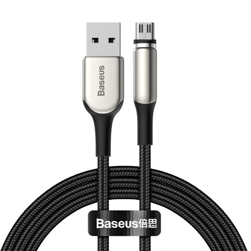 

Дата кабель Baseus Magnetic USB to MicroUSB 2A (1m) (Черный) 937474