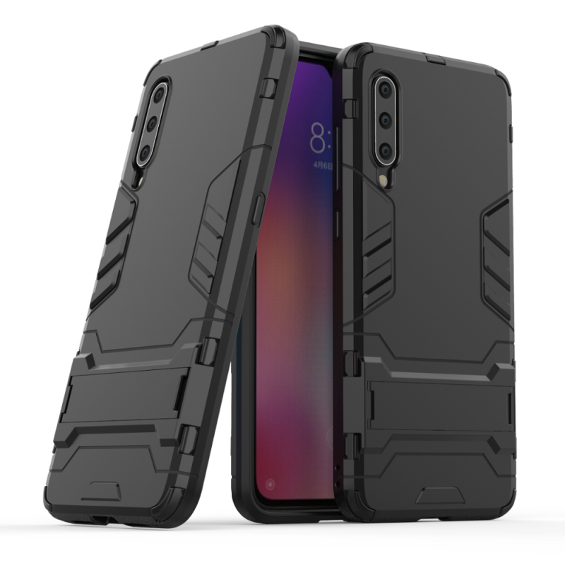 

Ударопрочный чехол-подставка Transformer для Samsung Galaxy M30 с мощной защитой корпуса (Черный / Soul Black) 707526