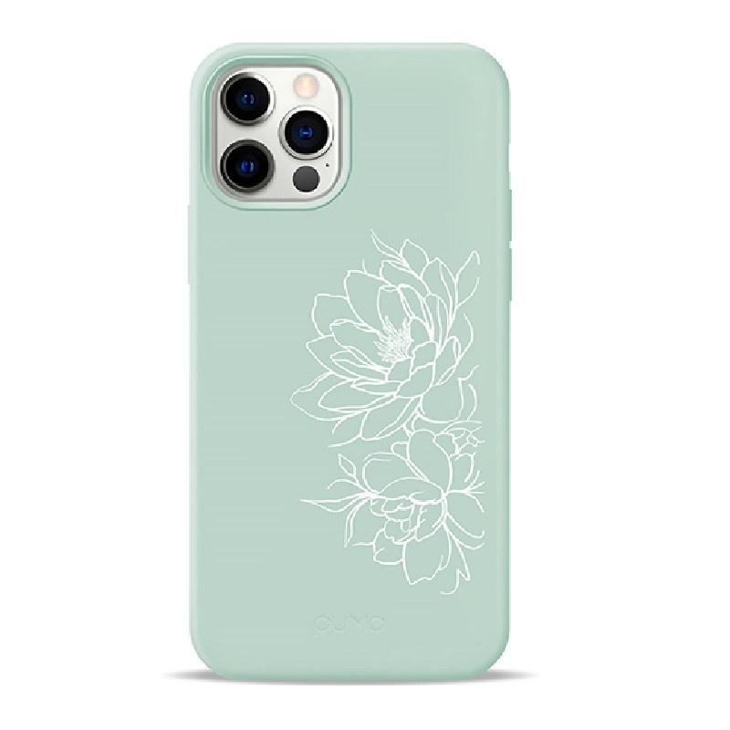 Чехол Pump Silicone Minimalistic для Apple iPhone 12 Pro / 12 (6.1") (Floral)