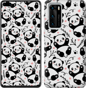 Чохол Панди на Huawei P40