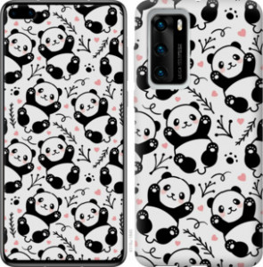 Чохол Панди на Huawei P40