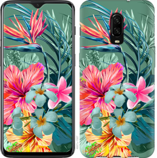 

Чехол Тропические цветы v1 для OnePlus 6T 845423