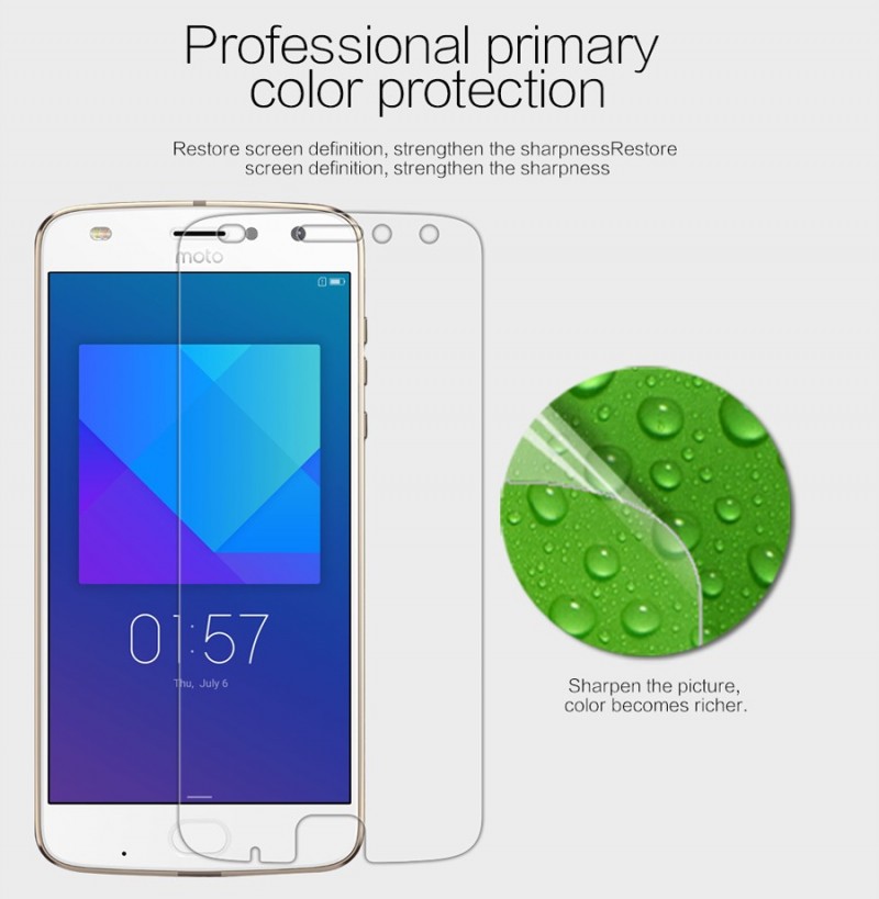 

Захисна плівка Nillkin Crystal на Motorola Moto Z2 Play (Анти-відбитки) 107525