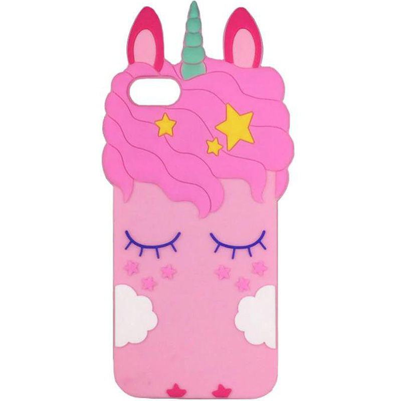 

Силиконовая накладка 3D Little Unicorn для iPhone 6s (4.7'') (Розовый, Единорог) 579636