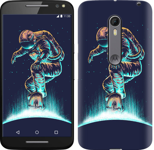 

Чехол Космонавт на скейтборде для Motorola Moto X Style 591539