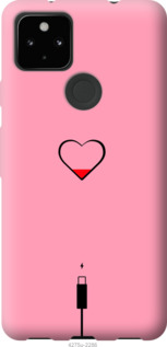 

Чехол Подзарядка сердца1 для Google Pixel 5A 1245023