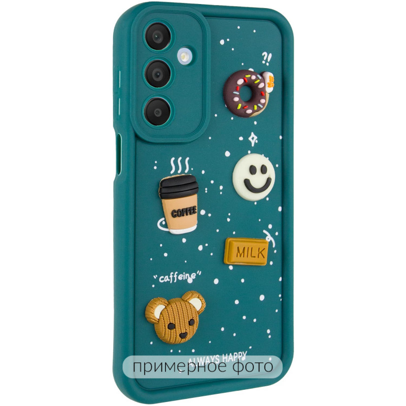 Чехол TPU Toys Case для Xiaomi Redmi 14C / Poco C75 (Pine Green / Always Happy)