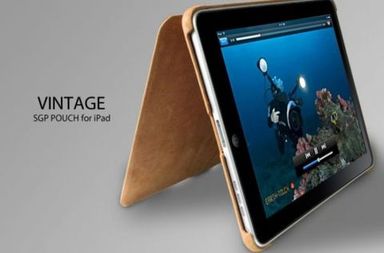 Купити Кожаный чехол SGP Vintage (замш)  для iPad на vchehle.ua