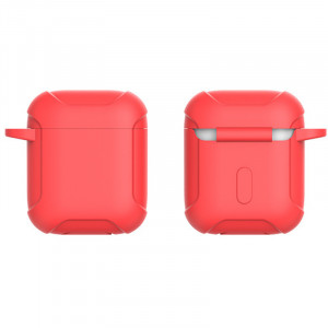 Силиконовый футляр Armor с карабином для AirPods 1/2