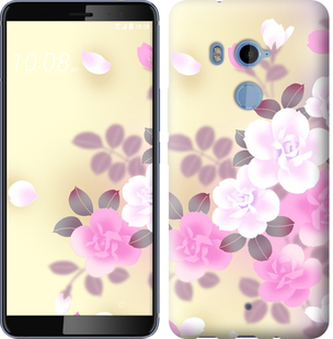 

Чохол Японські квіти на HTC U11 Plus 653584