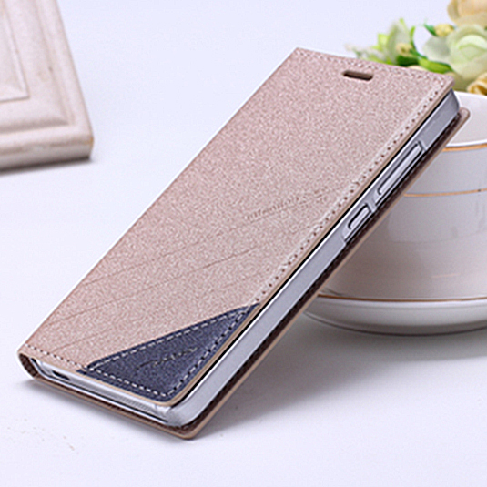 Чохол (книжка) Elegant Case Series на Meizu M1 Note (Золотий)