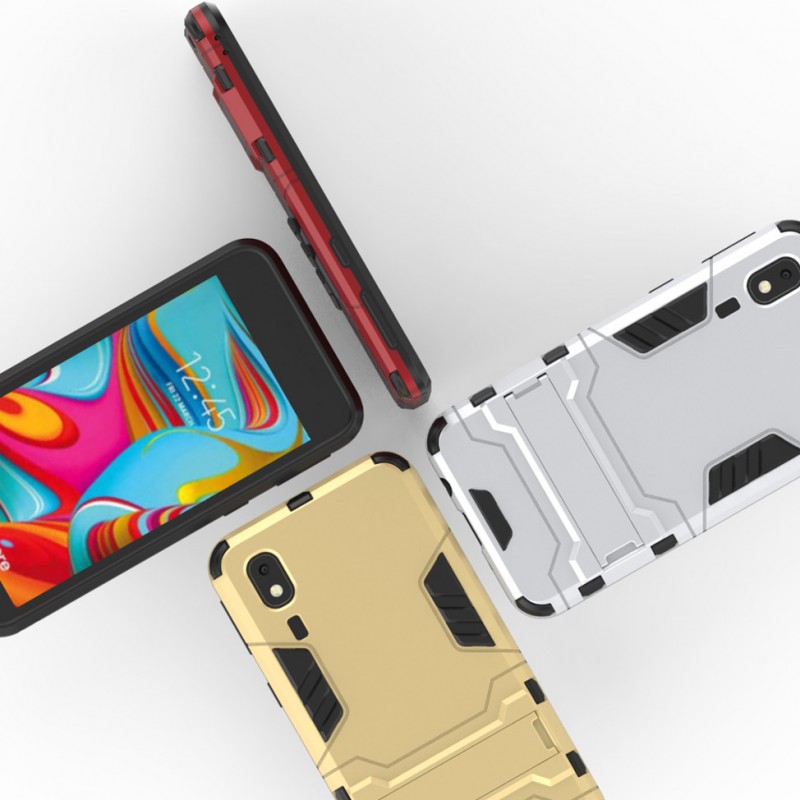 Фото Ударопрочный чехол-подставка Transformer для Samsung A260F Galaxy A2 Core с мощной защитой корпуса на vchehle.ua