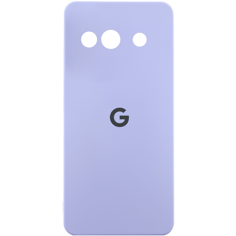 Чохол Silicone Cover Lakshmi Full Camera (AA) with logo на Google Pixel 9a (Бузковий / Dasheen)