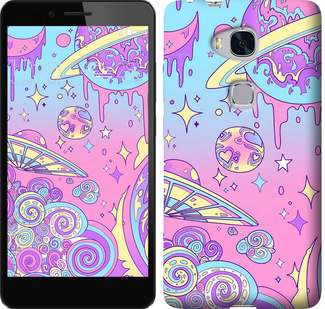 

Чехол Розовая галактика для Huawei Honor GR5 633553