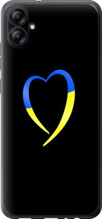 Чехол Жёлто-голубое сердце для Samsung Galaxy A04e A042F