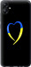 Чехол Жёлто-голубое сердце для Samsung Galaxy A04e A042F