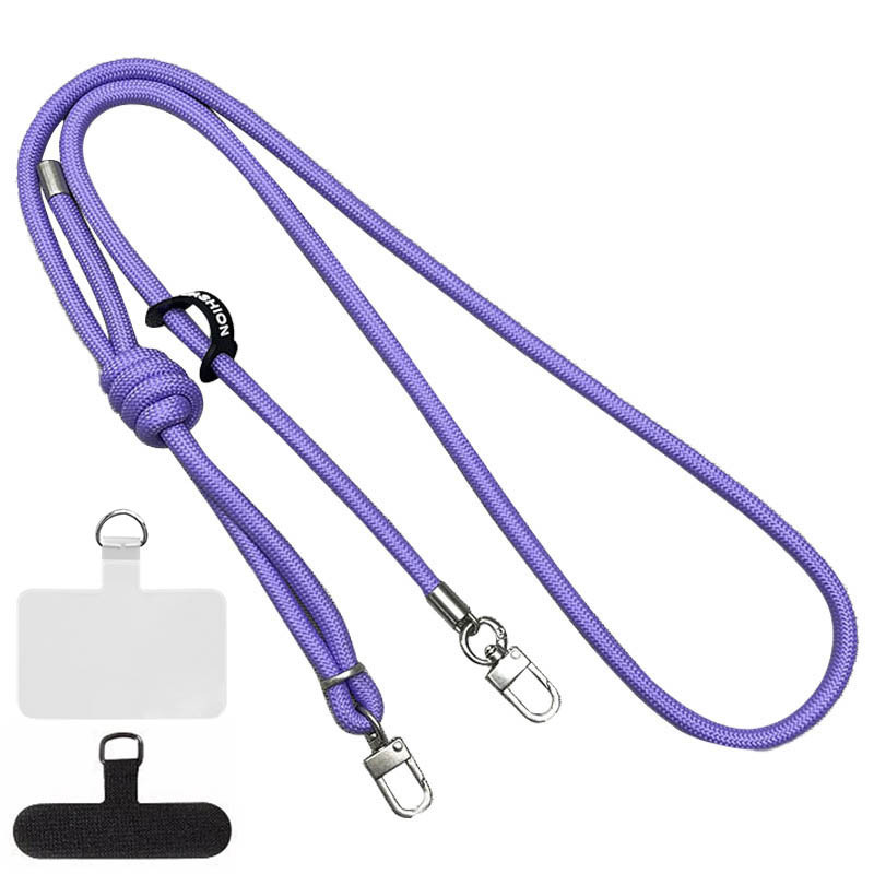 Шнурок с двумя креплениями (8мм) 150см (Lilac)