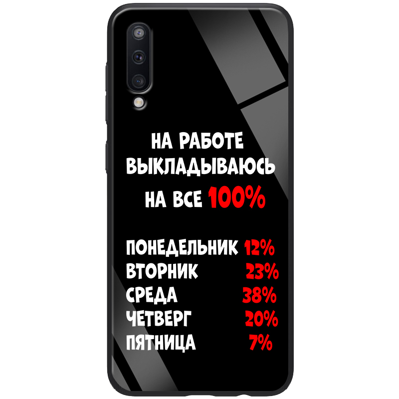 

TPU+Glass чохол ForFun на Samsung Galaxy A70 (A705F) (На работе) 746504