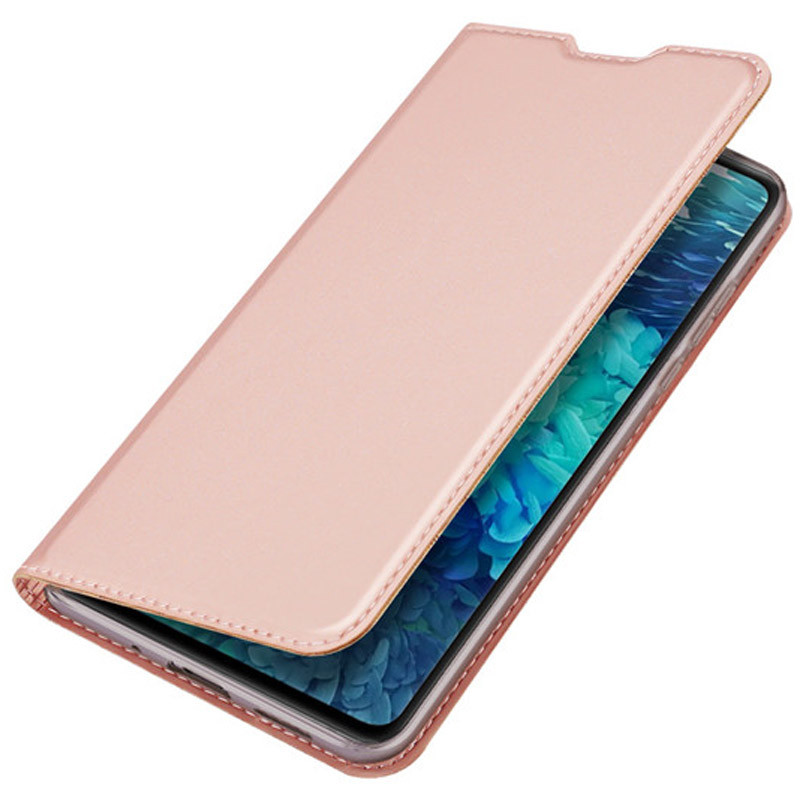 Заказать Чехол-книжка Dux Ducis с карманом для визиток для Samsung Galaxy S20 FE (Rose Gold) на vchehle.ua