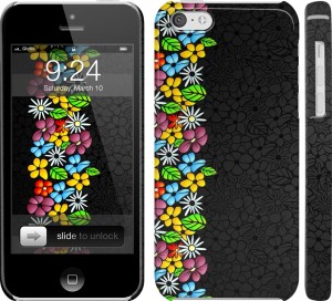 Чехол цветочный орнамент для iPhone 5c