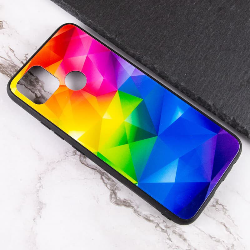 Фото TPU+Glass чохол Diversity на Xiaomi Redmi 9C (Rainbow) в маназині vchehle.ua
