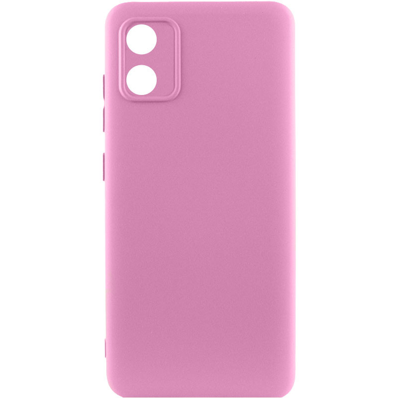 Чехол Silicone Cover Lakshmi Full Camera (AA) для Motorola Moto E13 (Розовый / Pink)