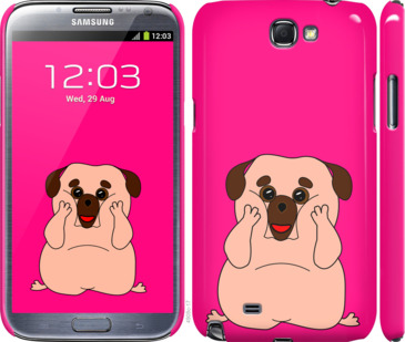 

Чехол Весёлый мопс для Samsung Galaxy Note 2 N7100 928318