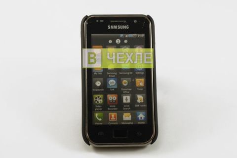 Фото # Прорезиненная пластиковая накладка для Samsung i9000 (Черный) на vchehle.ua