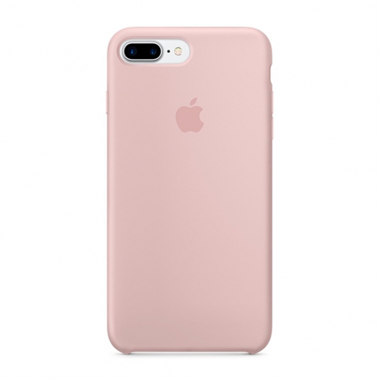 Оригінальний силіконовий чохол на Apple iPhone 7 plus / 8 plus (5.5") (very high copy) (Рожевий / Pink Sand)
