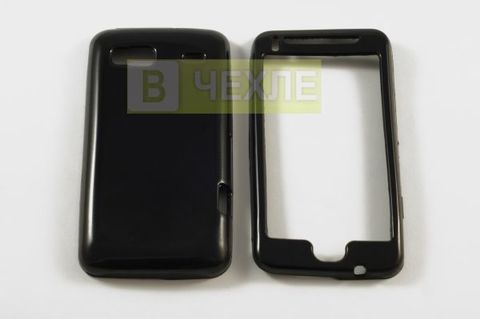 TPU чохол на HTC Desire Z (Чорний (глянець))