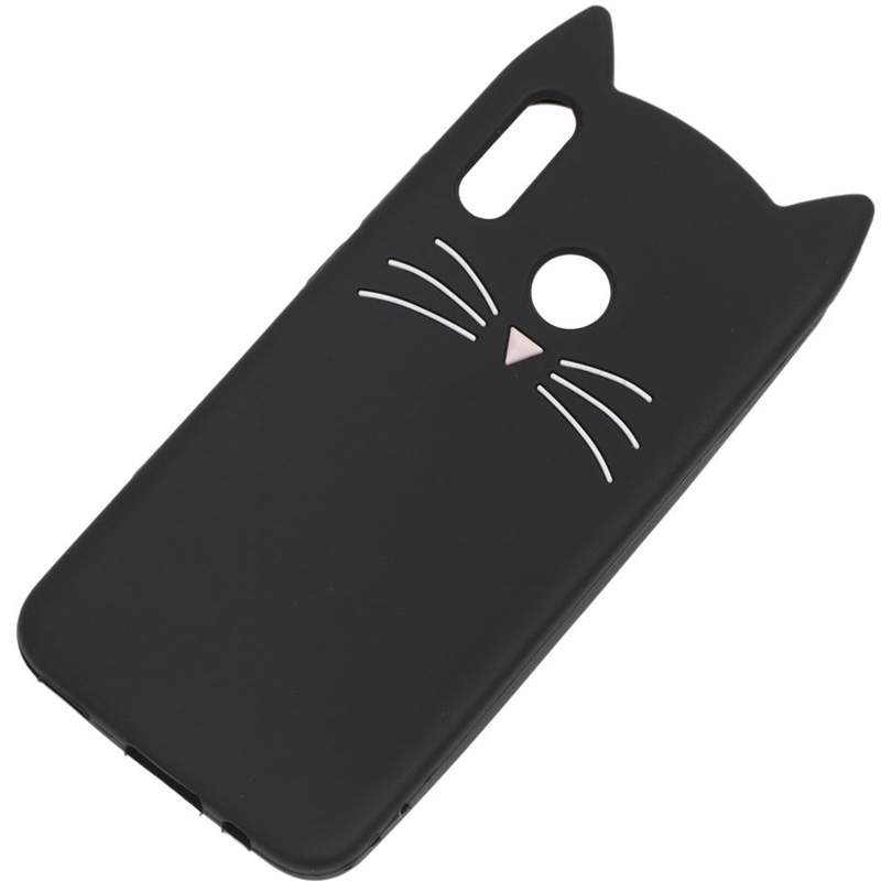 

Силіконова накладка 3D Cat для Huawei P Smart+ (nova 3i) (Чорний) 717401