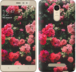 

Чехол Куст с розами для Xiaomi Redmi Note 3 639353