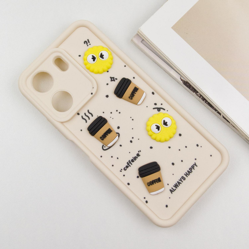 Фото Чехол TPU Toys Case для Xiaomi Redmi 13C / Poco C65 (Sand / Always Happy) в магазине vchehle.ua