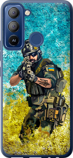 Чохол Воїн ЗСУ на Tecno POP 5 LTE BD4