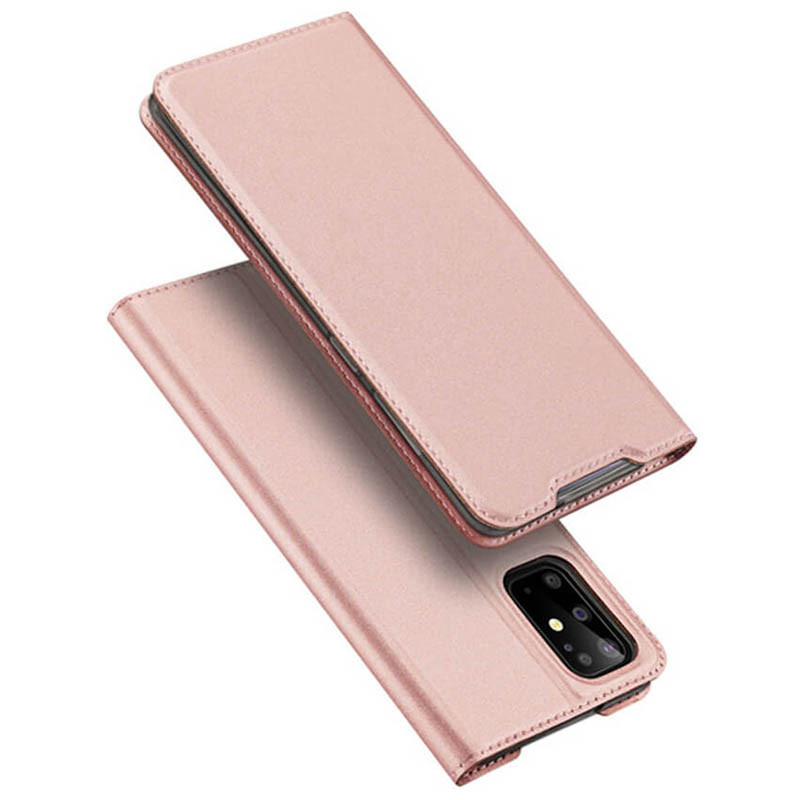 

Чехол-книжка Dux Ducis с карманом для визиток для Samsung Galaxy S20 (Rose Gold) 869196