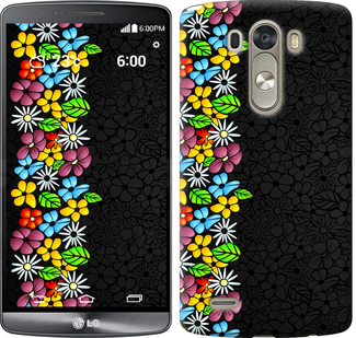 

Чохол квітковий орнамент для LG D856 Dual G3 102258