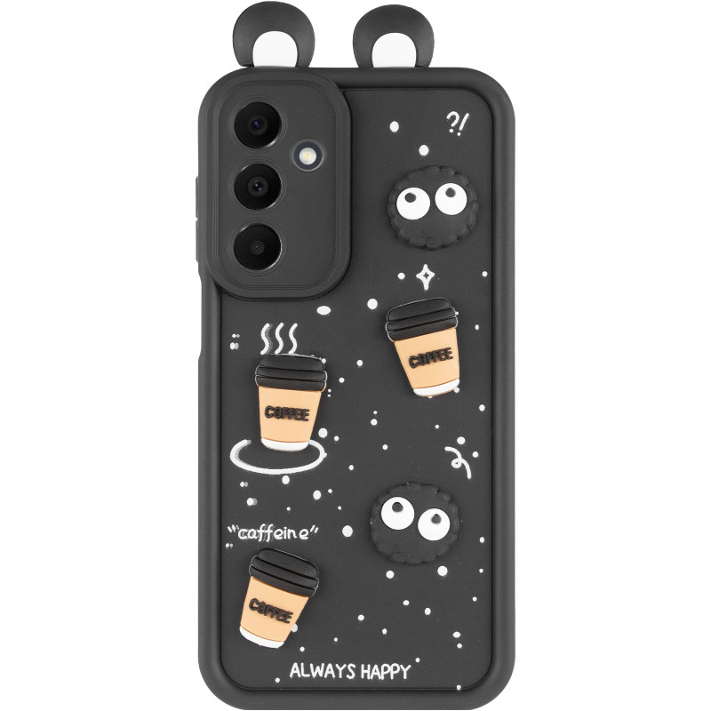 Фото Чехол TPU Toys Case with Ears для Samsung Galaxy A16 4G/5G (Black) на vchehle.ua