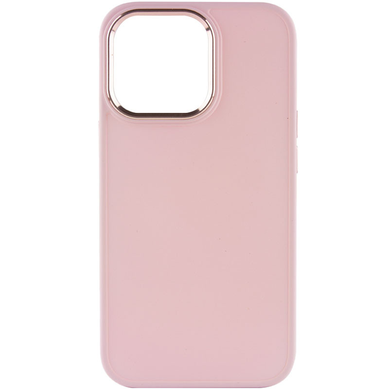 Фото TPU чехол Bonbon Metal Style для Apple iPhone 13 Pro (6.1") (Розовый / Light pink) на vchehle.ua