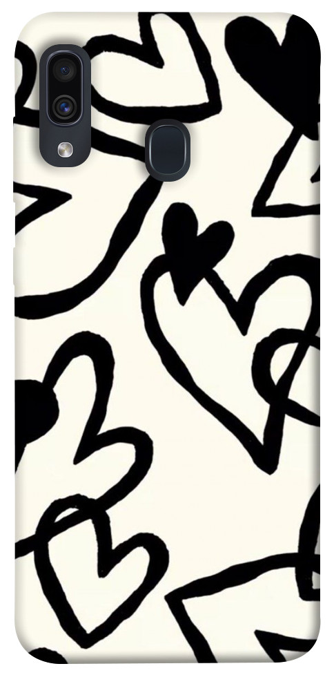 

Чехол Black heart для Samsung Galaxy A20 A205F 1098268