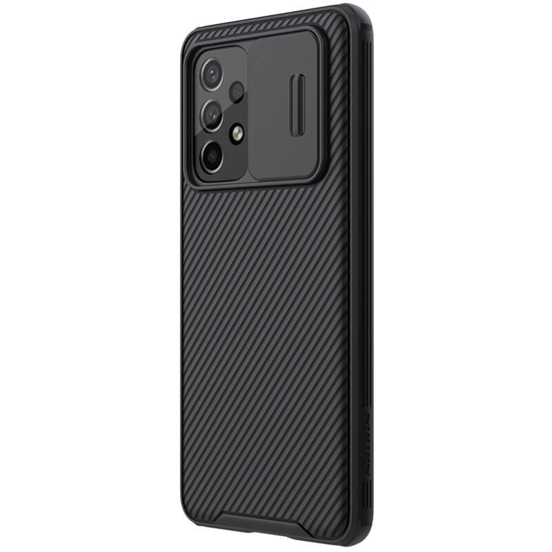 Фото Карбоновая накладка Nillkin CamShield Pro для Samsung Galaxy A53 5G (Черный) в магазине vchehle.ua