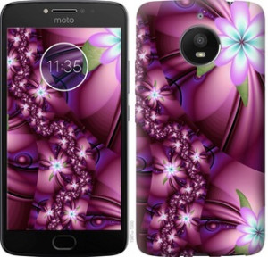 Чехол Цветочная мозаика для Motorola Moto G7 Power