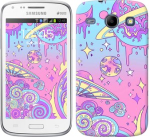 Чехол Розовая галактика для Samsung Galaxy Core i8262