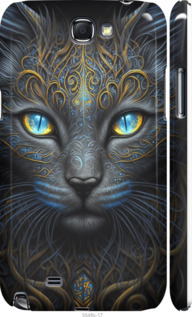 Чехол Кошка для Samsung Galaxy Note 2 N7100