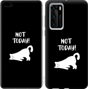 

Чехол Уставший кот для Huawei P40 933124
