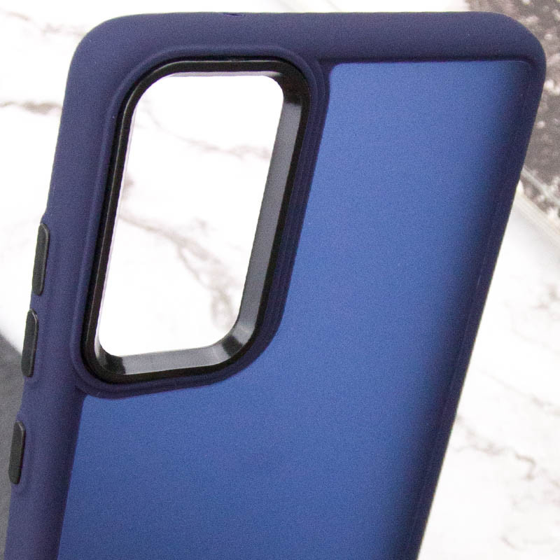 Купити Чохол TPU+PC Lyon Frosted на Samsung Galaxy S23 FE (Navy Blue) на vchehle.ua