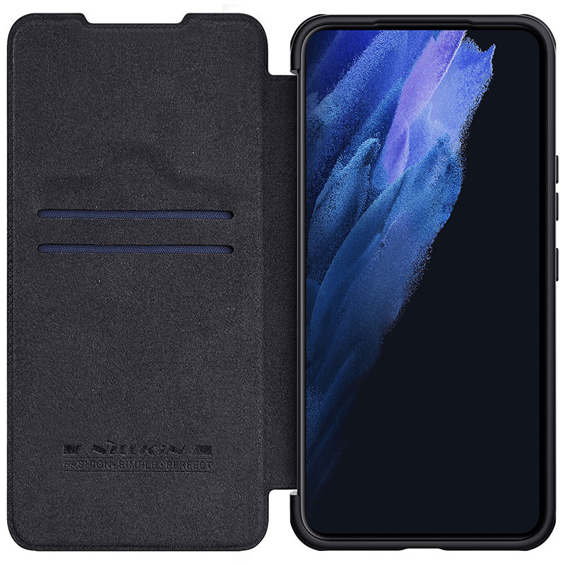 Купити Шкіряний чохол-книжк Nillkin Qin Pro Camshield на Samsung Galaxy S23 (Чорний) на vchehle.ua