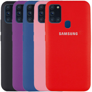 Чехол Silicone Cover Full Protective (AA) для Samsung Galaxy A21s