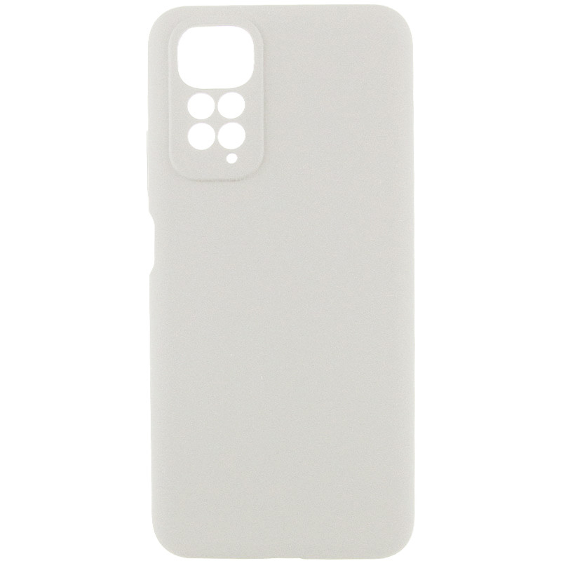 Чохол Silicone Cover Lakshmi Full Camera (AA) на Xiaomi Redmi Note 11 (Global) / Note 11S (Білий / White)